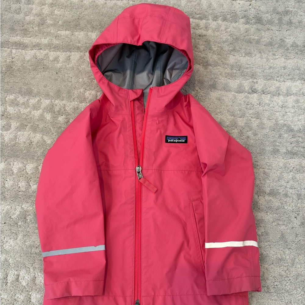 Patagonia Baby Toddler Torrentshell Rain Jacket Sierra Pink 2T